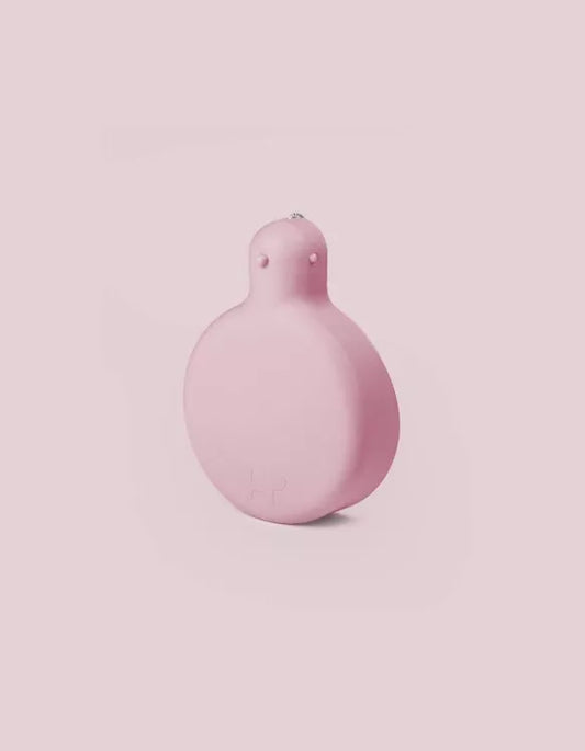 Design travel bottle with anti-drip valve - Dusty pink