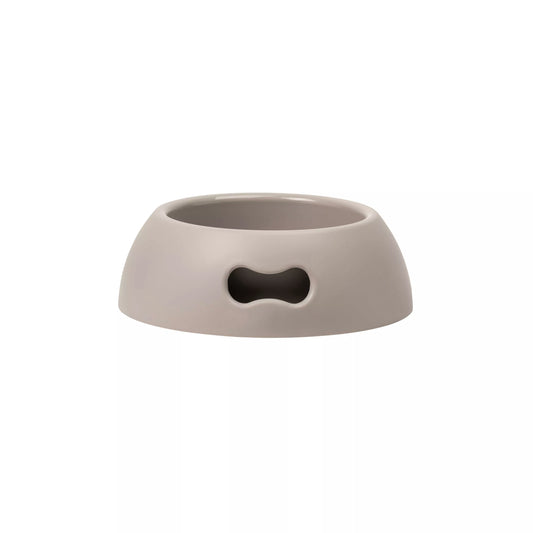 Indestructible eco-friendly bowl for dogs and cats - Taupe